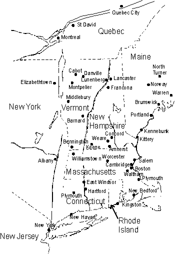 Northeast US Map