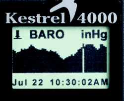 Kestrel 4000 screen