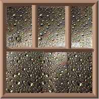 rain on window