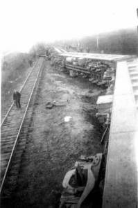 Tornado hits The Empire Builder 1931