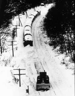 snowbound train