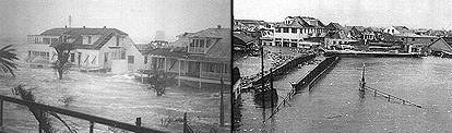 Destruction in Belize City, 1961