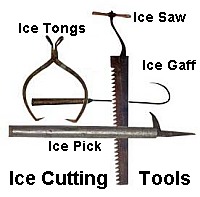 Ice Cutting Tools circa 1900