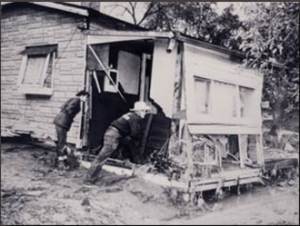 A Raymore Dr. home damaged by flashflood