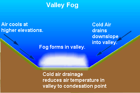 Valley Fog Formation