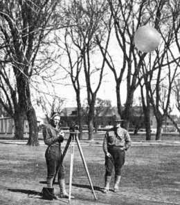 Launching a pilot balloon